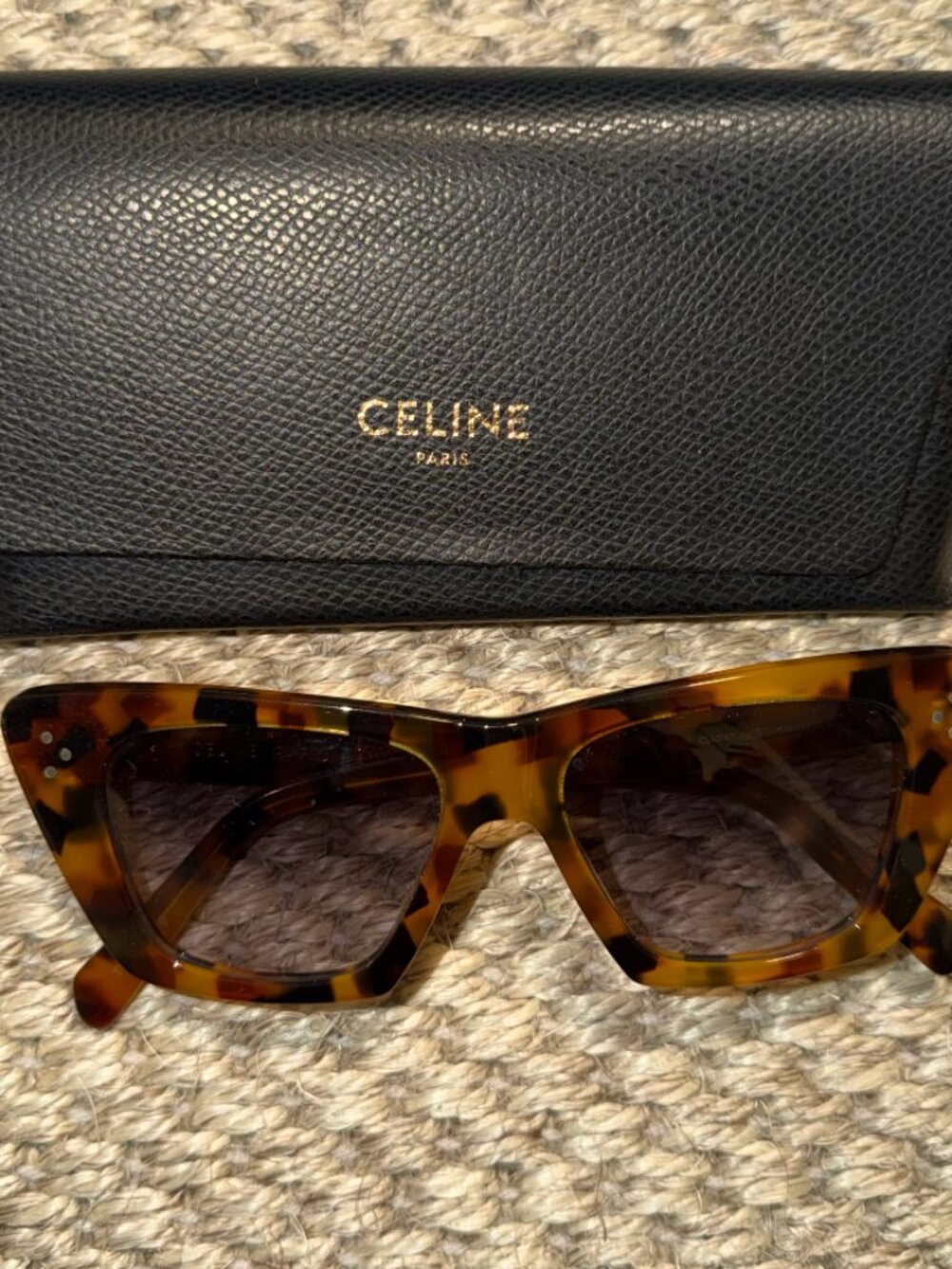 Perfect Celine Tortoise Cat Eye Sunglasses